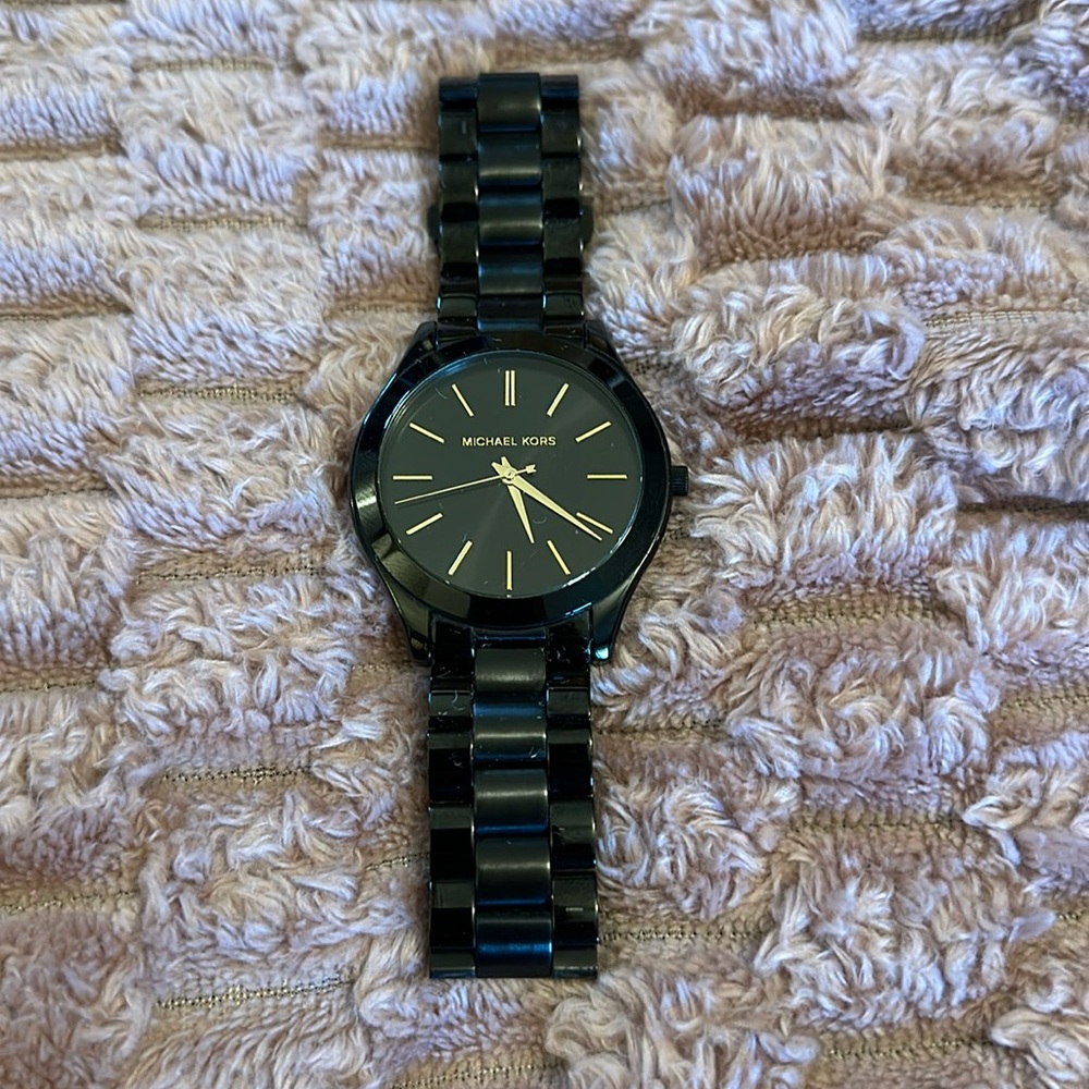 Black Michael Kors women’s watch